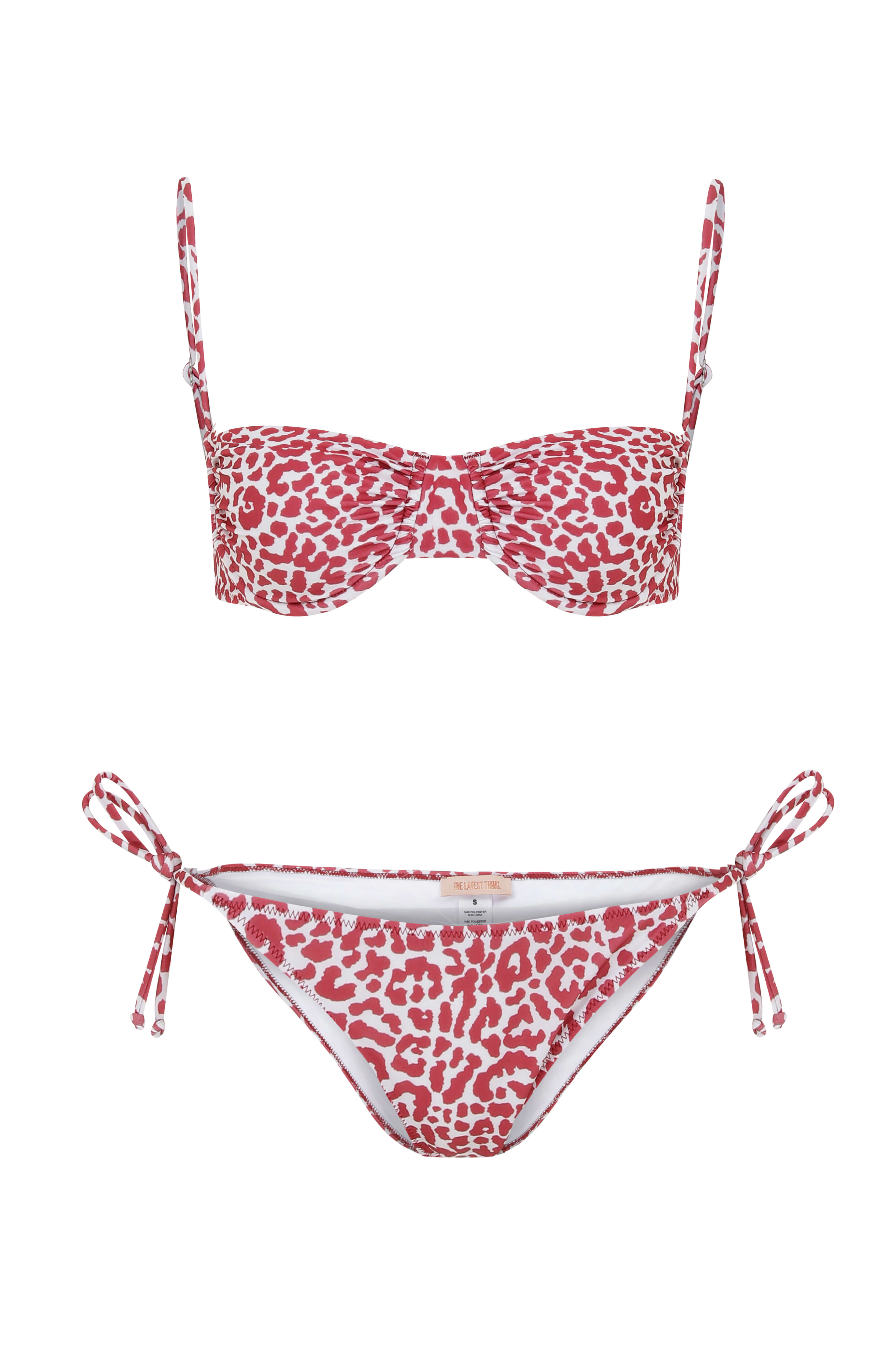 ENYA Leopard Patterned Underwire Bikini Set