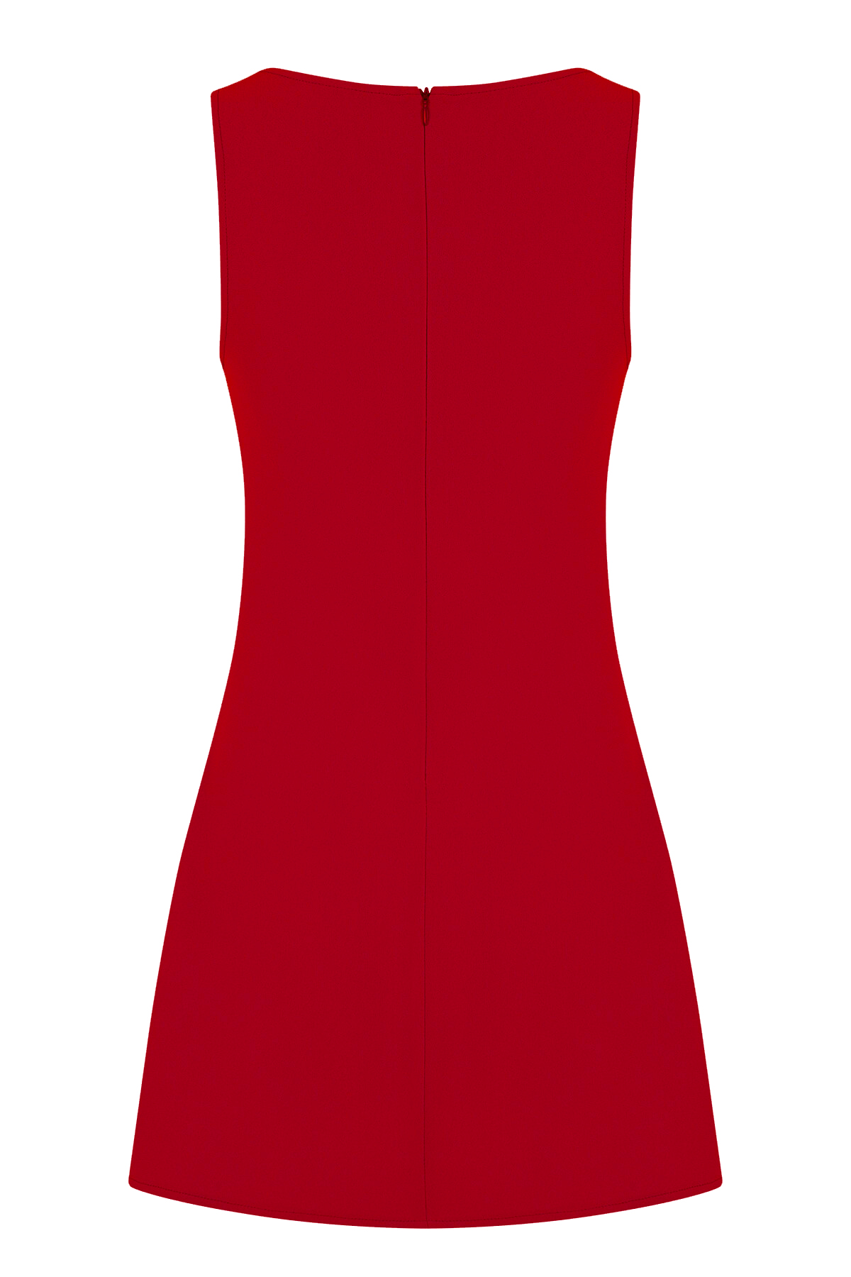 BARBIE Krep Kırmızı Mini Atlet Elbise